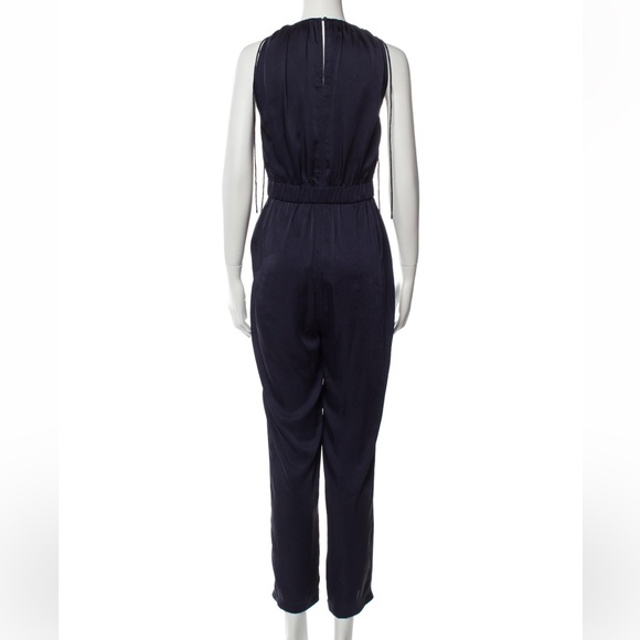 Jonathan Simkhai V-Neck Jumpsuit with pleated accents, sleeveless - Picture 3 of 3
